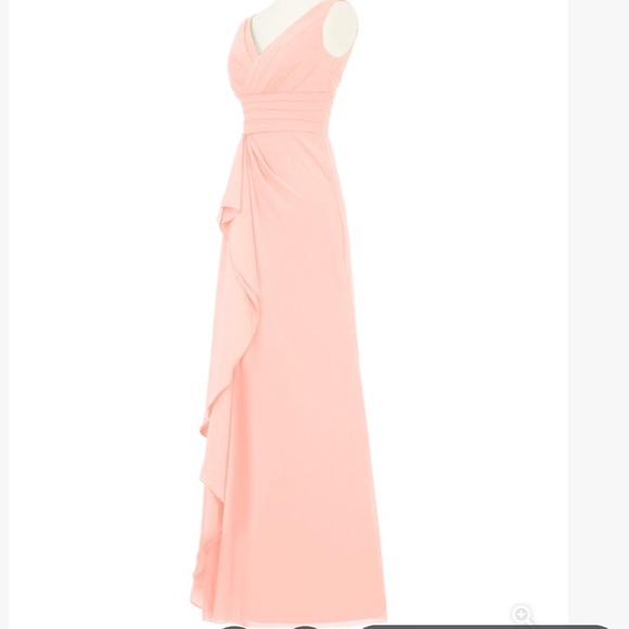 Azazie Julianna Dress in Coral - Picture 2 of 8